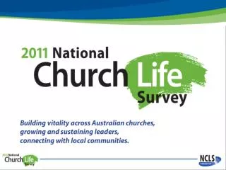2011 National Church Life Survey feedback