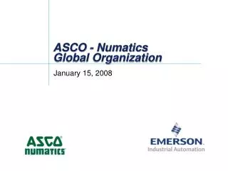ASCO - Numatics Global Organization