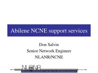 Abilene NCNE support services