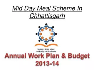 Annual Work Plan &amp; Budget 2013-14