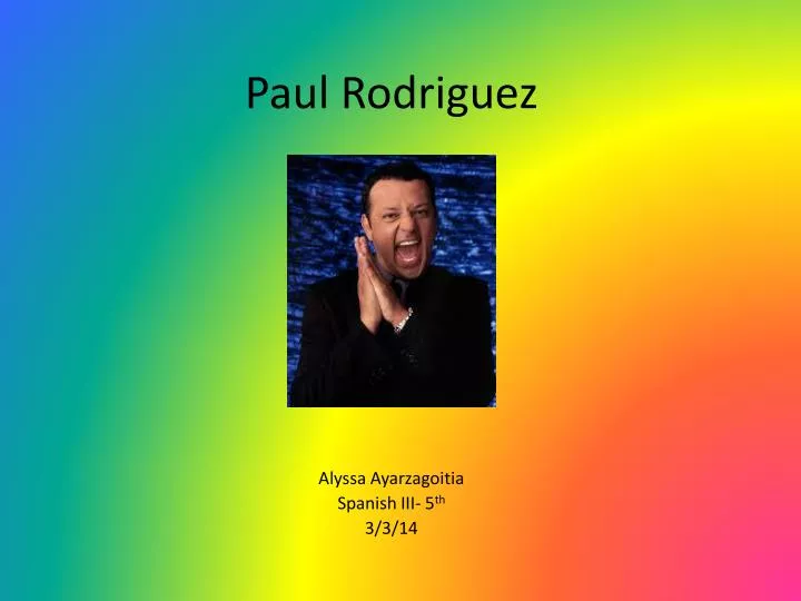 paul rodriguez