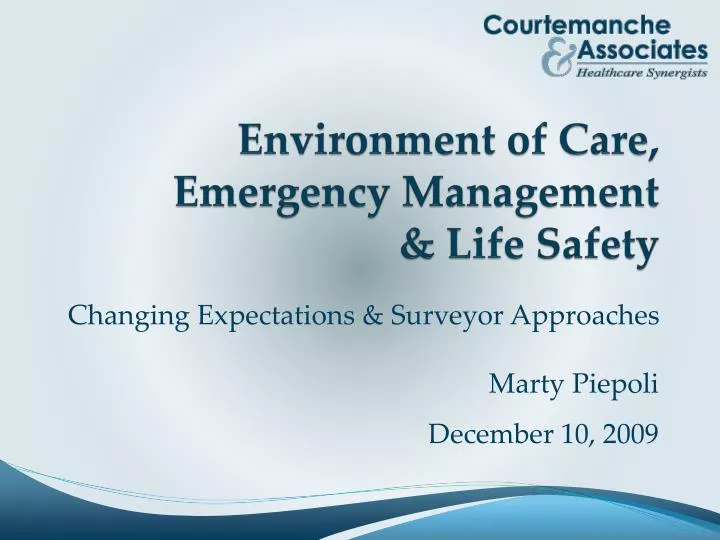 environment of care emergency management life safety
