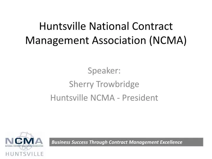 huntsville national contract management association ncma