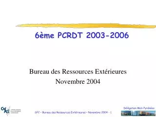 6 me pcrdt 2003 2006