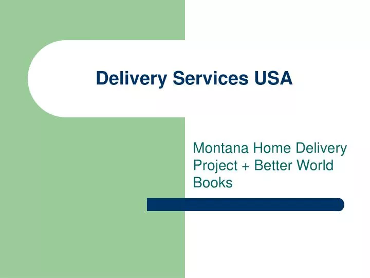 delivery services usa