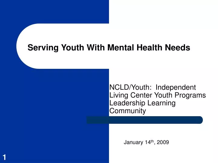 serving youth with mental health needs