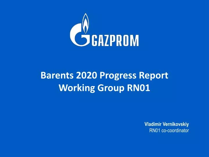 barents 2020 progress report working group rn01