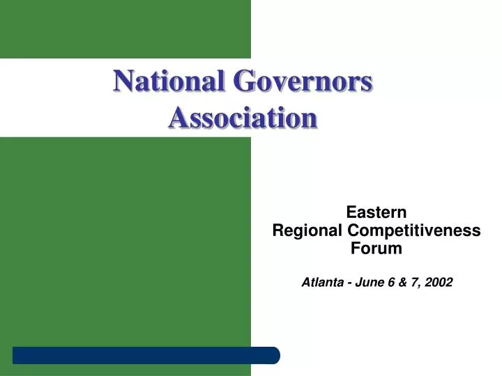 eastern regional competitiveness forum atlanta june 6 7 2002
