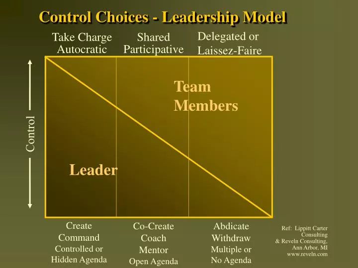 control choices leadership model