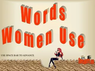 Words Women Use
