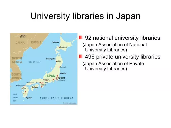 university libraries in japan