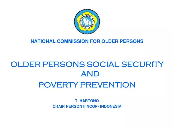 national commission for older persons