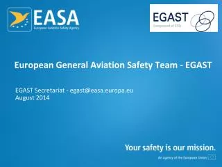 European General Aviation Safety Team - EGAST