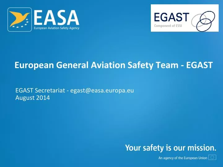 european general aviation safety team egast