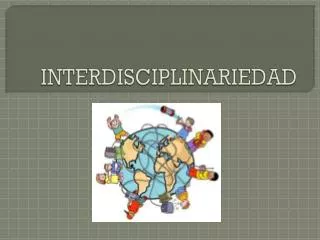 interdisciplinariedad