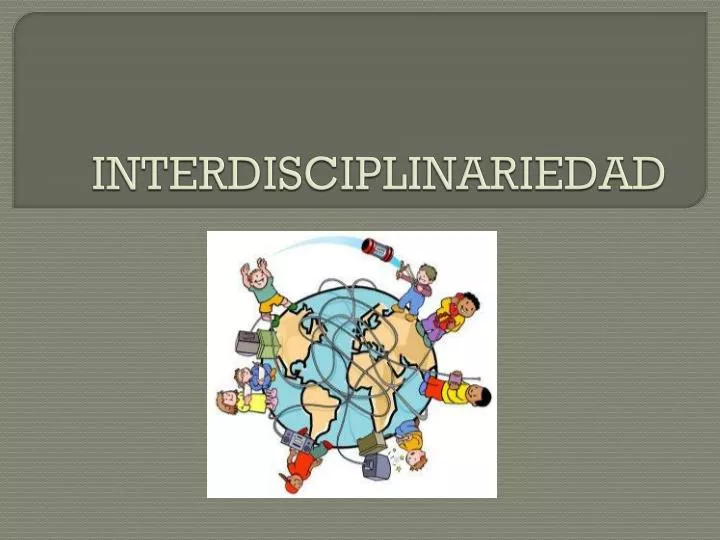 interdisciplinariedad