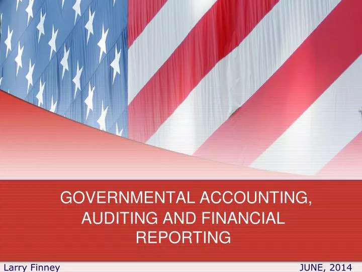 governmental accounting auditing and financial reporting