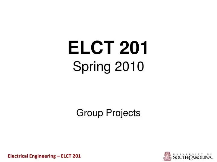 elct 201 spring 2010