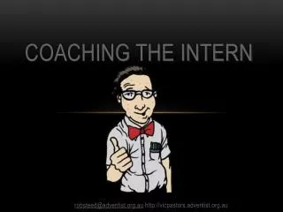 Coaching The Intern