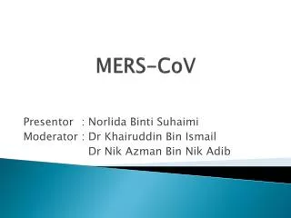 MERS- CoV