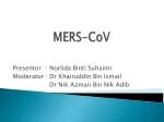 MERS- CoV - slide 1