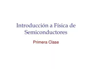 introducci n a f sica de semiconductores