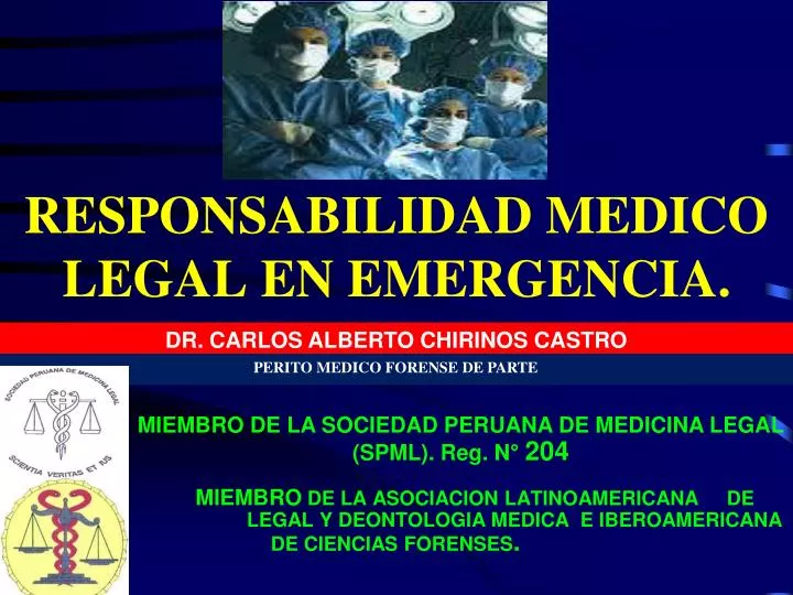 responsabilidad medico legal en emergencia