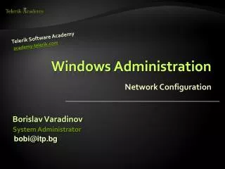 Windows Administration