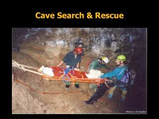 Cave Search &amp; Rescue