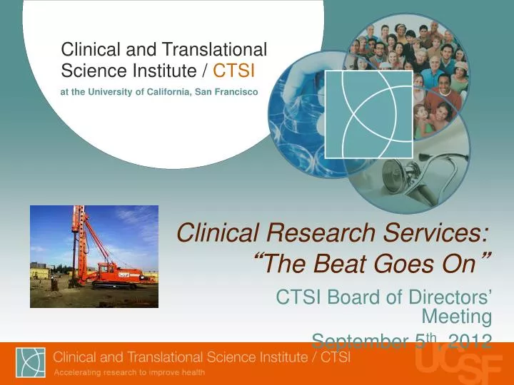 clinical research services the beat goes on