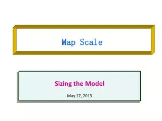 Map Scale