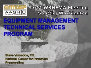 Equipment Management Technical Services Program