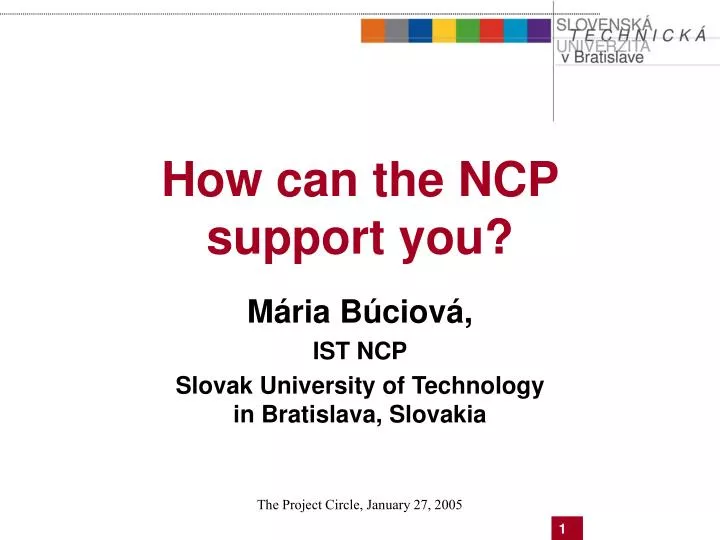 how can the ncp support you