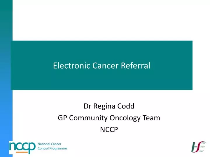 electronic cancer referral