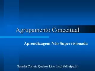 agrupamento conceitual