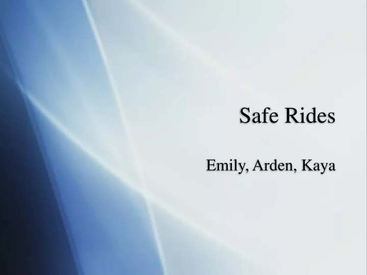 safe rides
