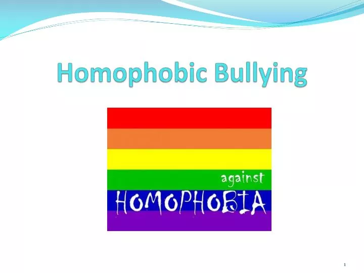 homophobic bullying