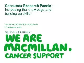 Consumer Research Panels - Increasing the knowledge and building up skills