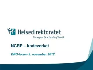 ncrp kodeverket