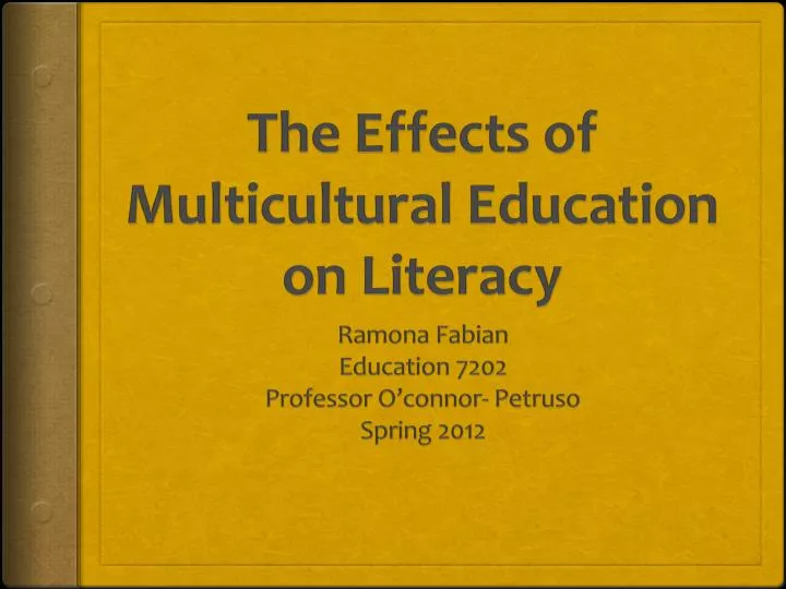 the effects of multicultural education on literacy