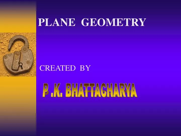 plane geometry