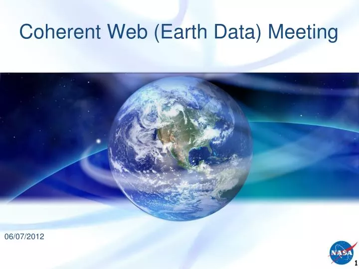 coherent web earth data meeting