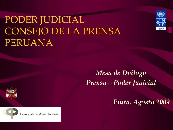 poder judicial consejo de la prensa peruana
