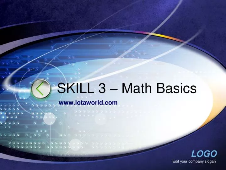 skill 3 math basics