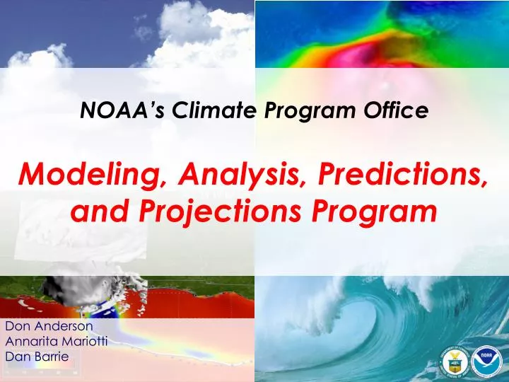 noaa s climate program office modeling analysis predictions and projections program