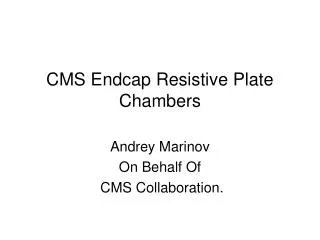CMS Endcap Resistive Plate Chambers