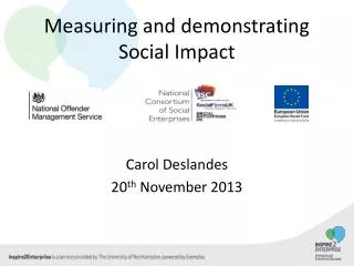 Measuring and demonstrating Social Impact
