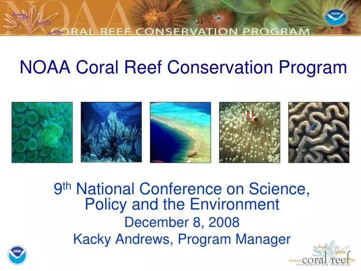 noaa coral reef conservation program