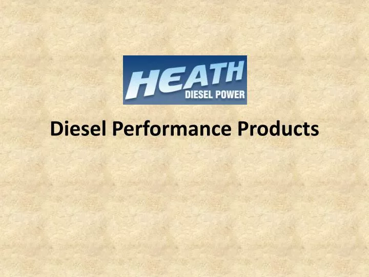 diesel performance products