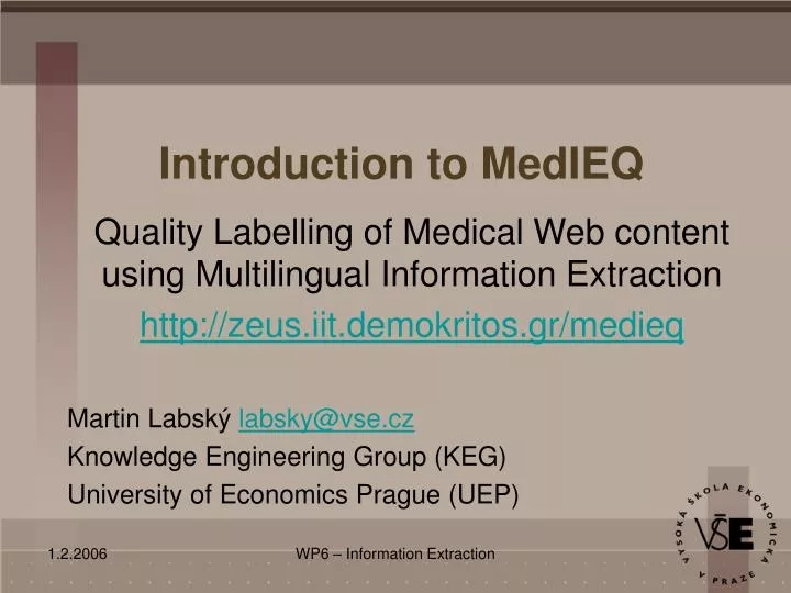 introduction to medieq